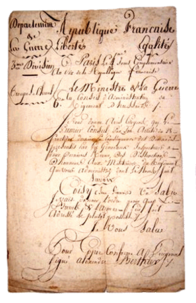 sabre d'honneur
